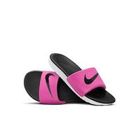 Nike Little/Big Kids Kawa Slides, Laser Fuchsia/Black-White, Size 3.5 Older Laser Fuchsia/Black-White