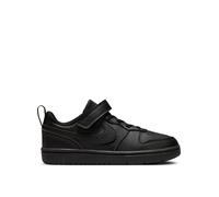 Nike Little Kids' Court Borough Low Recraft Trainers, Black/Black-Black, Size 10 Younger Black/Black-Black
