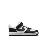 Nike Little Kids' Court Borough Low Recraft Trainers, White/Black, Size 11 Younger White/Black