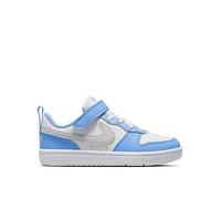 Nike Little Kids Nike Court Borough Low Recraft Trainers, Summit White/Vast Grey-Cobalt, Size 12 Younger Ummit White/Vast Grey-Cobalt