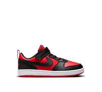 Nike Little Kids Nike Court Borough Low Recraft Trainers, University Red/Black-White, Size 2 Older University Red/Black-White
