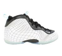 Nike Little Posite One PS "Warped Grid" Lace-Up White Smooth Leather Trainers | Size: Infant 10.5 Nike White Infant 10.5