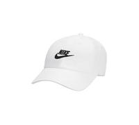 Nike Logo Embroidered Baseball Cap White/black