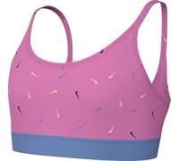 Nike Logo Print Sports Bra Playful Pink/Polar 8 Years