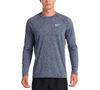 NIKE Long Sleeve Hydrogua Long Sleeve T-Shirt, Man, mens, Long-sleeved t-shirt, NESSA590, Midnight Navy Blue, L
