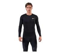 NIKE Long Sleeve Tight Fit Black White
