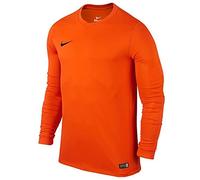 Nike LS Park VI Jsy - Long-Sleeved Shirt, Safety Orange / Black, Small