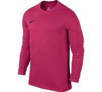 Nike LS Park VI Jsy - Long-Sleeved Shirt, Vivid Pink / Black, Small
