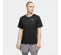 Nike M Nk Breathe Run Top Ss T-Shirt - Black/(Reflective Silv) (C/O.), XX-Large
