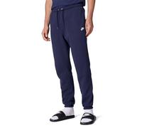Nike Club Men's Cuffed Brushed Fleece Trousers - Blue - Cotton/Polyester L