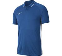 Nike M Nk Dry ACDMY19 Polo Ss Polo Shirt - Marina/White/Small