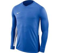Nike M Nk Dry Tiempo PREM JSY LS Long Sleeved T-Shirt - Royal Blue/White/XX-Large