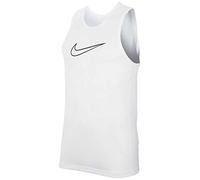 Nike M Nk Dry Top Sl Crossover Bb Tank Top - White/(Black), XXX-Large