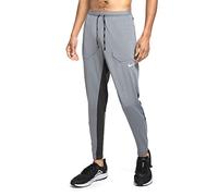 Nike M Nk Phnm Elite Knit Pant Sport Trousers - Smoke Grey/Dark Smoke Grey/(Reflective Silver), Large-T