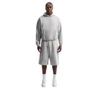 Nike Standard Issue Men's Therma-FIT Brushed Basketball Pullover Hoodie - Grey - Polyester/Cotton L