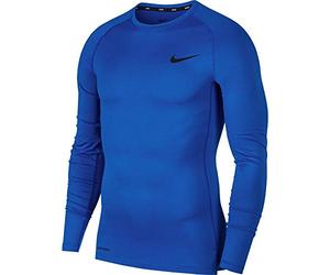 Nike M Np Top Ls Tight Long Sleeved T-Shirt - Game Royal/(Black), Small