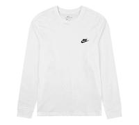 Nike M Nsw Club Casual Sports Round Neck Pullover Long Sleeves White AR5193-100 XS