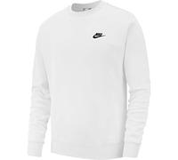Nike M Nsw Club Crw Bb Long Sleeved T-Shirt - White/(Black), Small-T