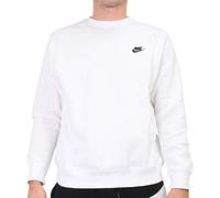 Nike M Nsw Club Crw Bb Long Sleeved T-Shirt - White/(Black), x-Large-T