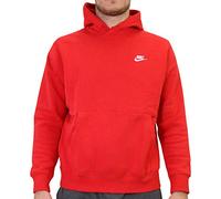 Nike M Nsw Club Hoodie PO BB Sweatshirt - University Red/University Red/(White), 4XL-T