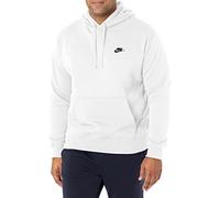 Nike M Nsw Club Hoodie PO BB Sweatshirt - White/(Black), 3XL-T