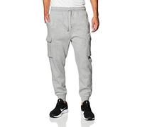 Nike M NSW Club Pant Cargo Bb Sport Trousers - Dark Grey Heather/Matte Silver/(White), 4XL-T