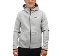 Nike M Nsw Tch Flc Hoodie Fz Sweatshirt - Dk Grey Heather/Black/2XL-T