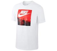 Nike M NSW TEE Air Photo T-Shirt - White, Large