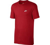 Nike M Nsw Tee Club Embrd Ftra Tee for Man, Red (Sport Net/Sport Net/White), 2XL