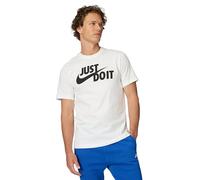 Nike M NSW TEE Just Do It Swoosh T-Shirt - White/(Black), 3XL-T