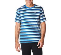 Nike M NSW TEE Stripe T-Shirt - Battle Blue, X-Large