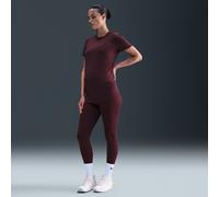 Nike (M) One Women's High-Waisted 7/8 Leggings with Pockets (Maternity) - Red - Polyester/Elastane XXS