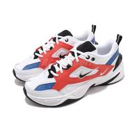 Nike M2K Tekno White Black Orange Mens Daddy Shoes Lifestyle Sneakers AV4789-100