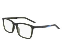 Nike Man NIKE 7256 302 Optical frames Plastic Green dark opaque Squared