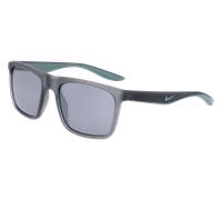 Nike Man NIKE CHAK DZ7372 21 Sunglasses Plastic Grey Silver Squared Normal Photochromatic