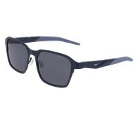 Nike Man Nike NIKE RADEON VALOR IM9734X 410 Sunglasses Metal Blue Squared Normal