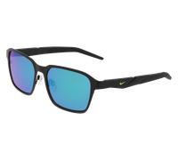 Nike Man NIKE RADEON VALOR IM9734X 010 Sunglasses Metal Black Grey Squared Normal