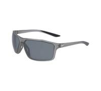 Nike Man NIKE WINDSTORM CW4674 012 Sunglasses Plastic Grey Silver Wraparound Flash
