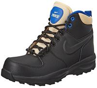 Nike Manoa Sneaker, Black/Black/Hot Curry/Red Clay, 5 UK