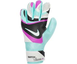 NIKE Match Jr-HO23 Goalkeeper Gloves Black/Hyper Turq/Rush Fuchsia/ 6