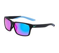 Nike MAVERICK RGE M DC3295 45776 010 matte black turq mirr Sunglasses Unisex Acetate, Standard, 15