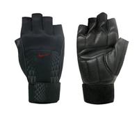 NIKE Men 9092/20 Alpha Structure Lifting Gloves - 020 Black/University Red, Small