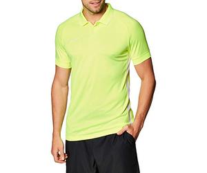 NIKE Men Academy19 Polo Poloshirt - Volt/Volt/White/White, Small