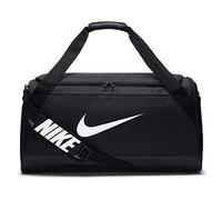 Nike Men Brasilia 6 Duffel Bag - Black/Black/White, 71.1 x 28 x 33 cm