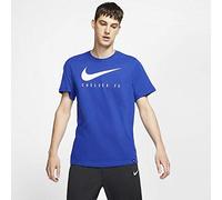 Nike Men CFC M Nk Dry Tee Tr Ground Football T-Shirt - Rush Blue, X-Large