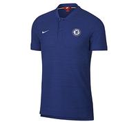Nike Men CFC M NSW GSP Fran PQ AUT Polo Shirt - Rush Blue/Rush Blue/White, Small