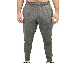 Nike Men Dri-Fit Yoga Trousers - Black/Heather/Black, M