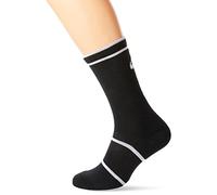 Nike Men Essentials Crew Sock - Black/White/(White), XL