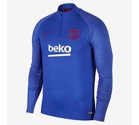 NIKE Men FCB Nk Dry Strk Dril Sweatshirt - Lyon Blue/Noble Red, Large