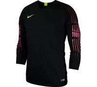 Nike Men Gardien Long Sleeved T-Shirt - Black/Black/(Volt) (No Sponsor), Medium